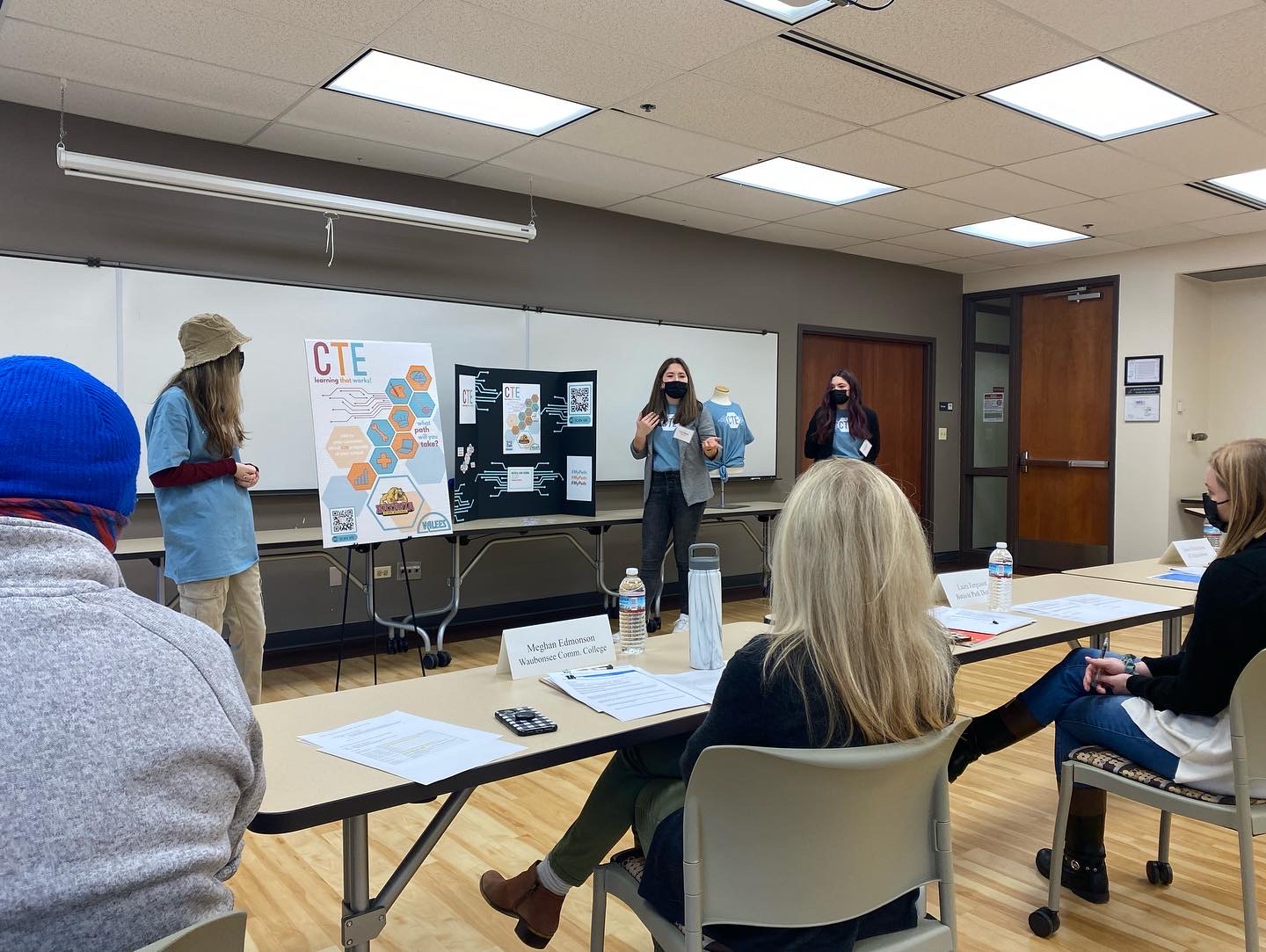 <p>Presenting to the Judges</p>