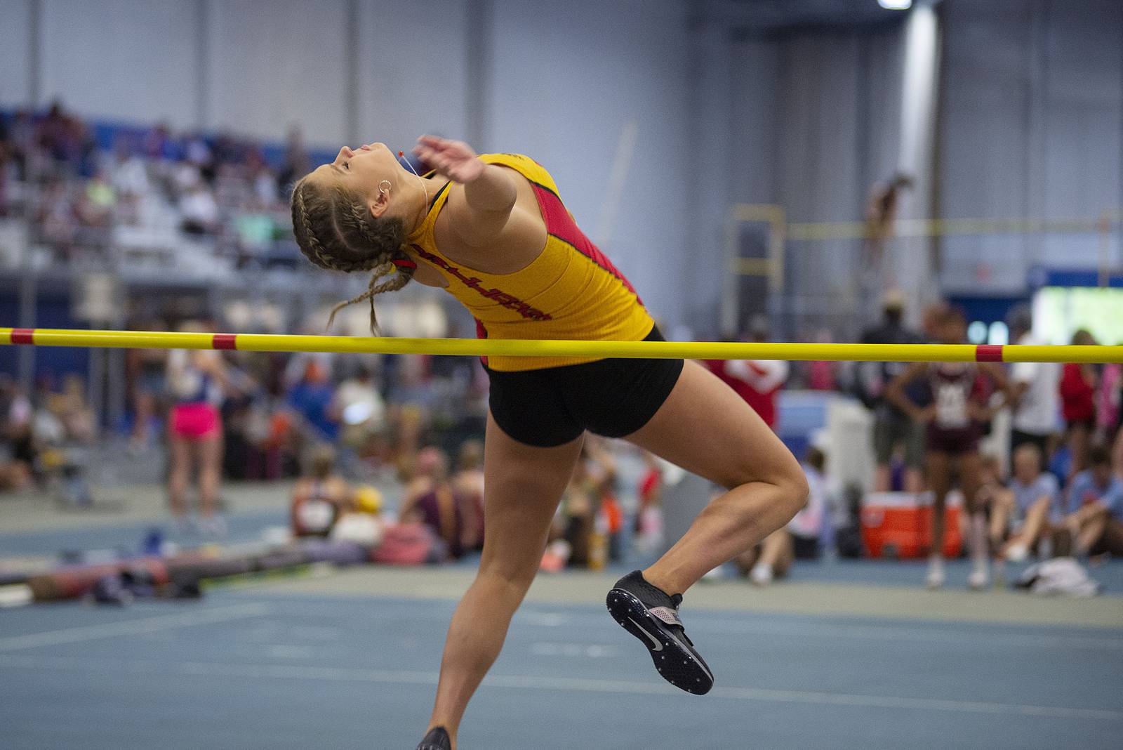 <p>Meghann Hartmann Competing in the 3A State Finals</p>
