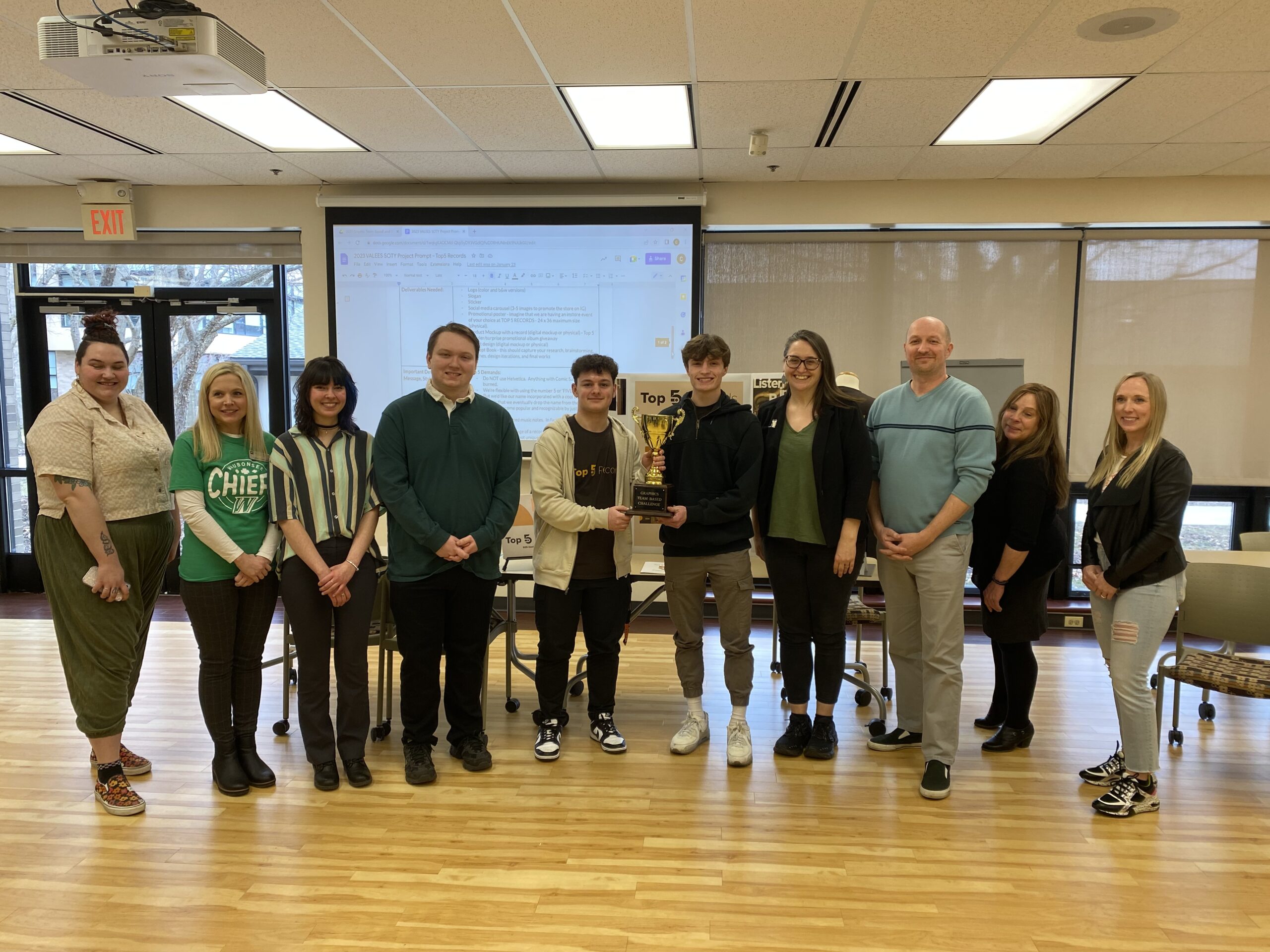 <p>The winners, judges, and mentors.</p>